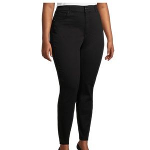 Terry and Sky Black Stretch Jeans 4X 28-30